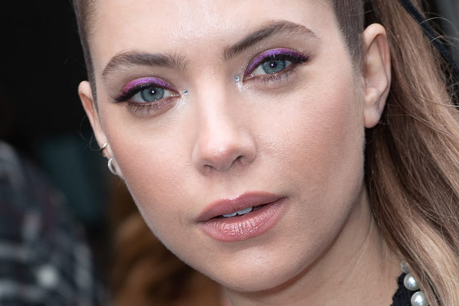 Ashley Benson et son maquillage galactique