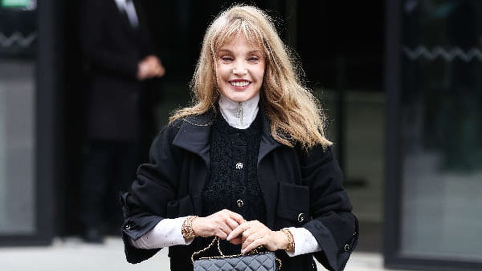 Arielle Dombasle le 23 janvier 2024