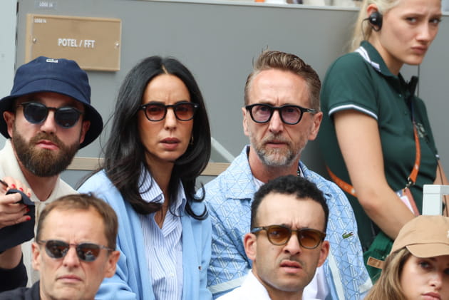 Philippe Caverivière et sa femme Sarah Boumaza : rare apparition du couple à Roland-Garros