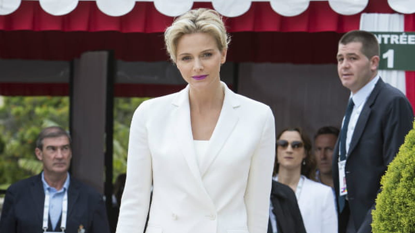 Charlène de Monaco le 20 avril 2014
