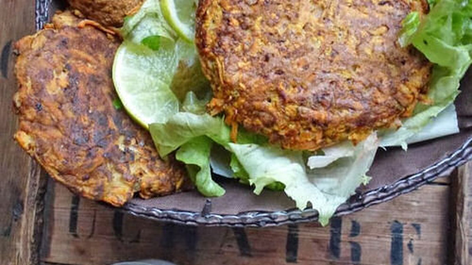 Galettes de carottes et patate douce