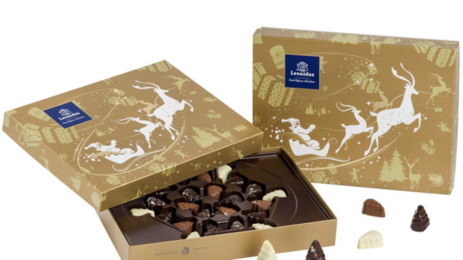 Coffret sapins de Leonidas
