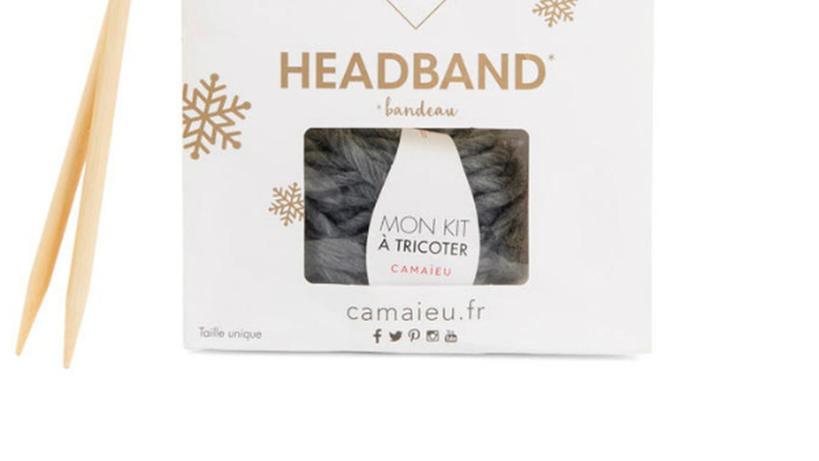 Kit tricot headband Camaïeu