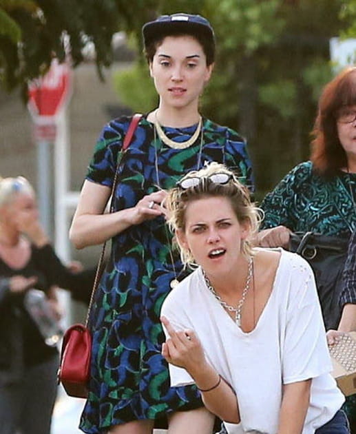 Rebelle, en compagnie de son ex St. Vincent