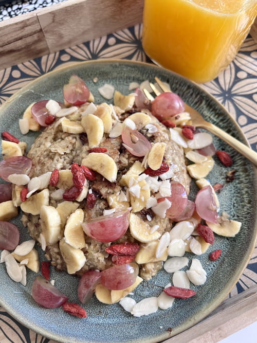 Bowl cake healthy à la banane