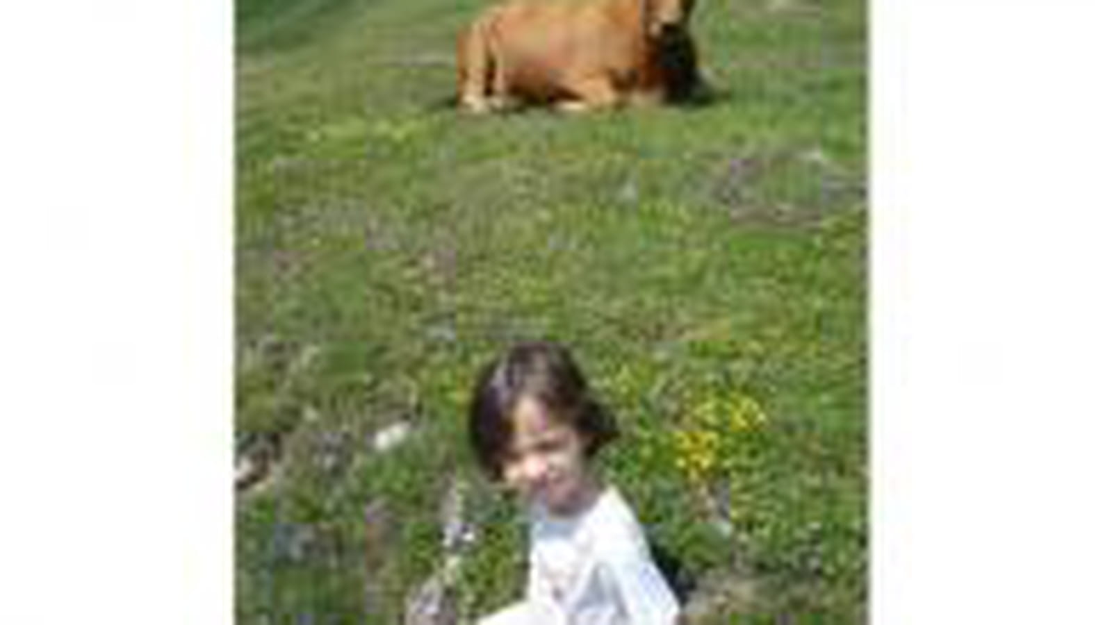 Mathilde et Marguerite à la montagne