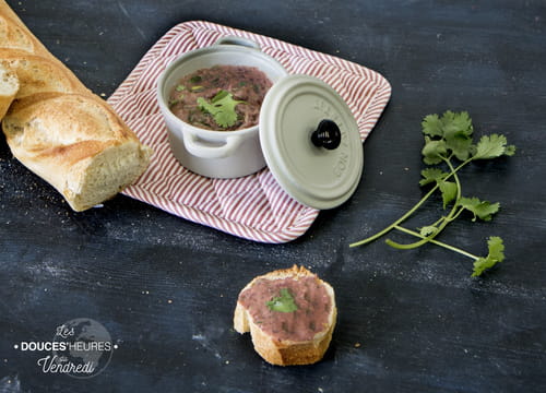 Houmous aux haricots rouges, coriandre