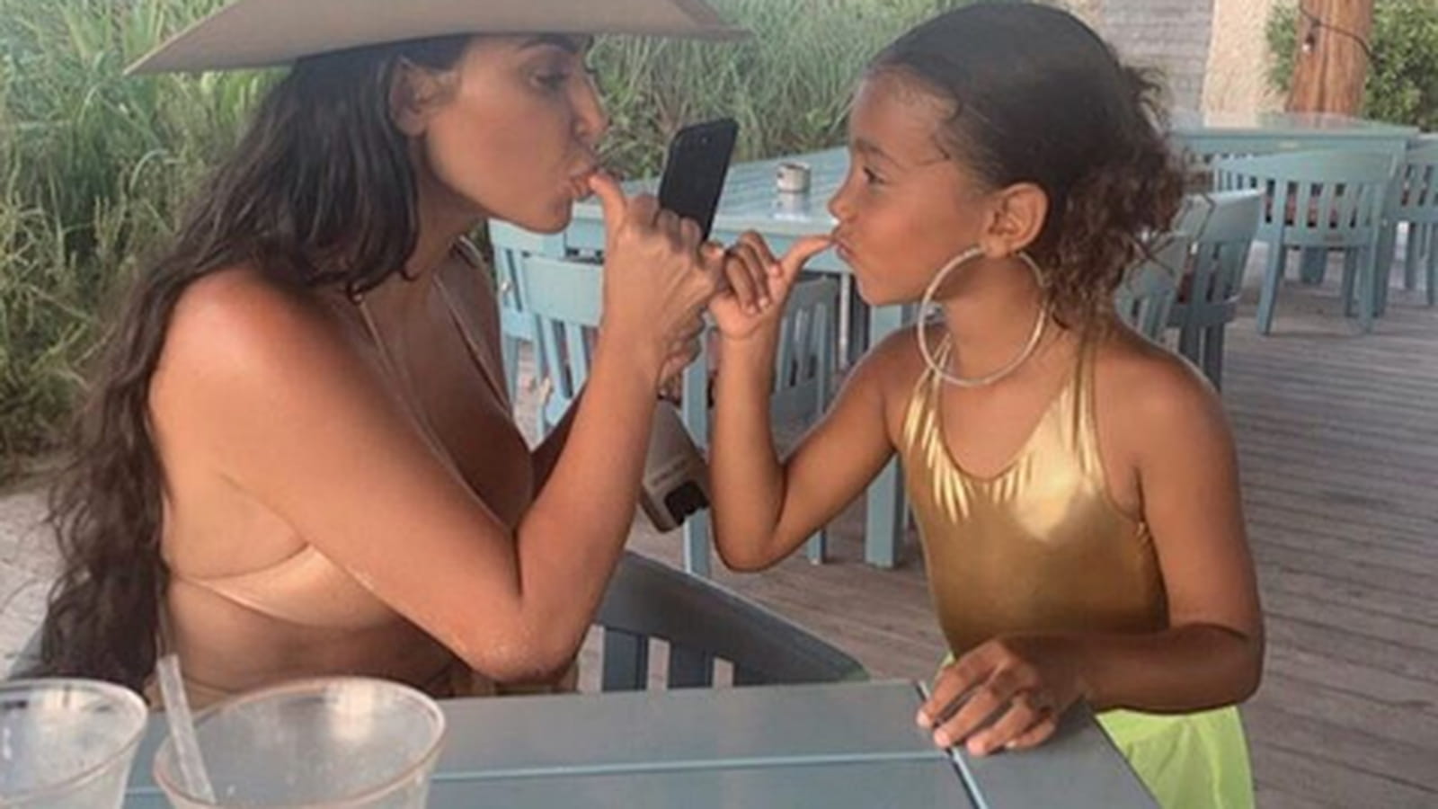 Kim Kardashian et North West