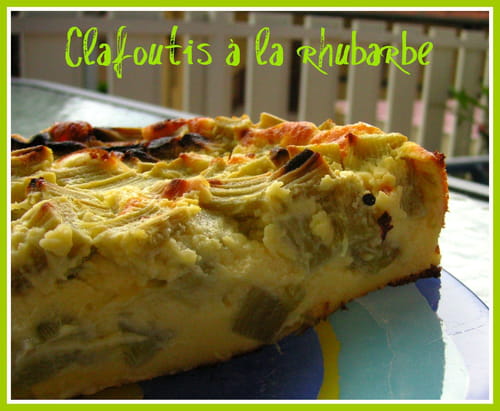Clafoutis à la rhubarbe : la recette facile