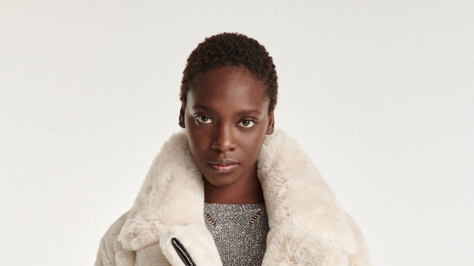 Manteau en fausse fourrure The Kooples