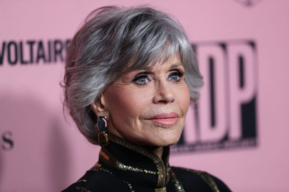Les cheveux blancs de Jane Fonda