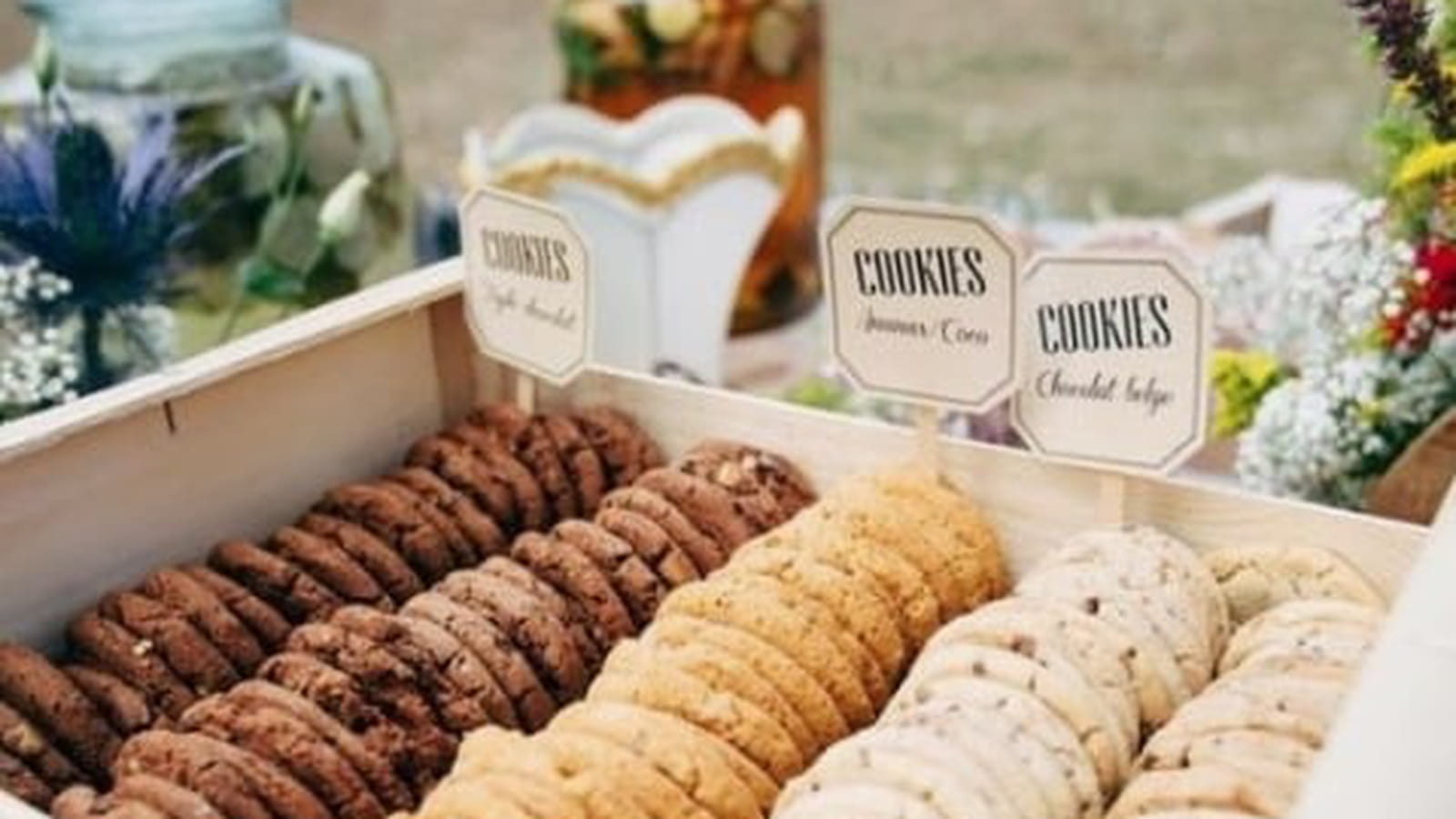 Cagettes de biscuits