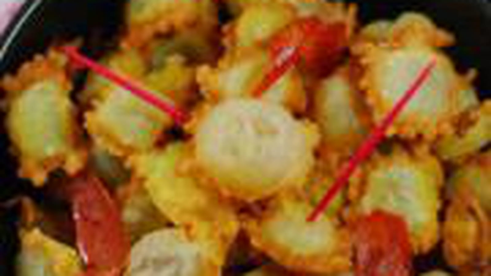 Ravioles frites