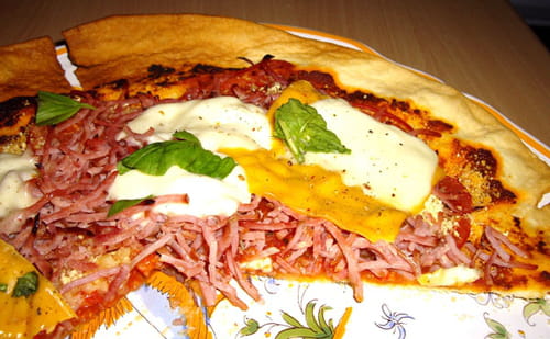 Tarte à la pâte de tomates séchées et jambon