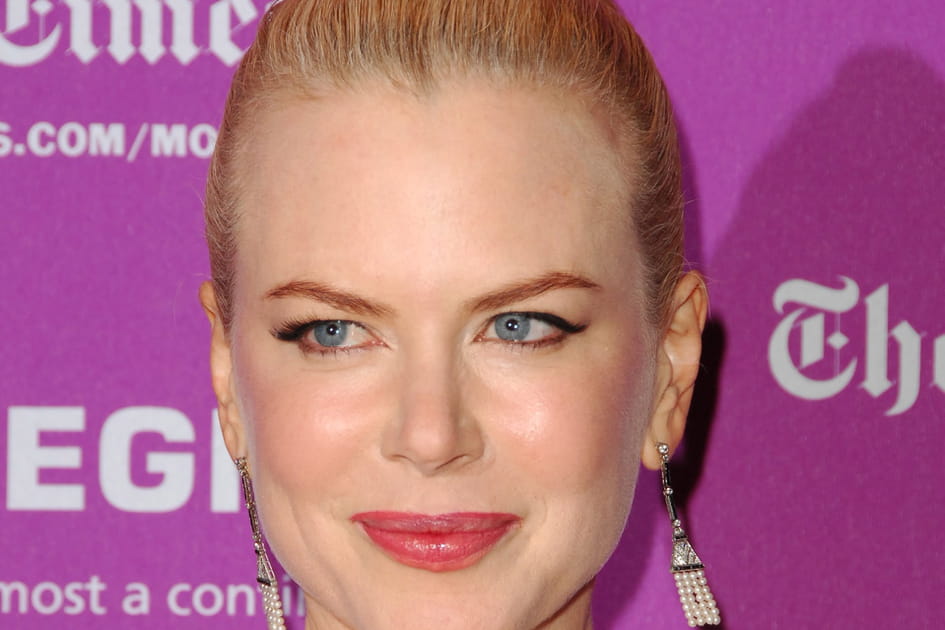 Le chignon haut de Nicole Kidman
