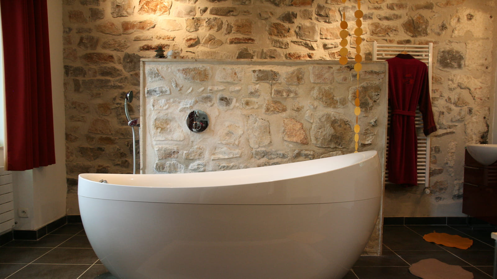 Salle de bains cosy