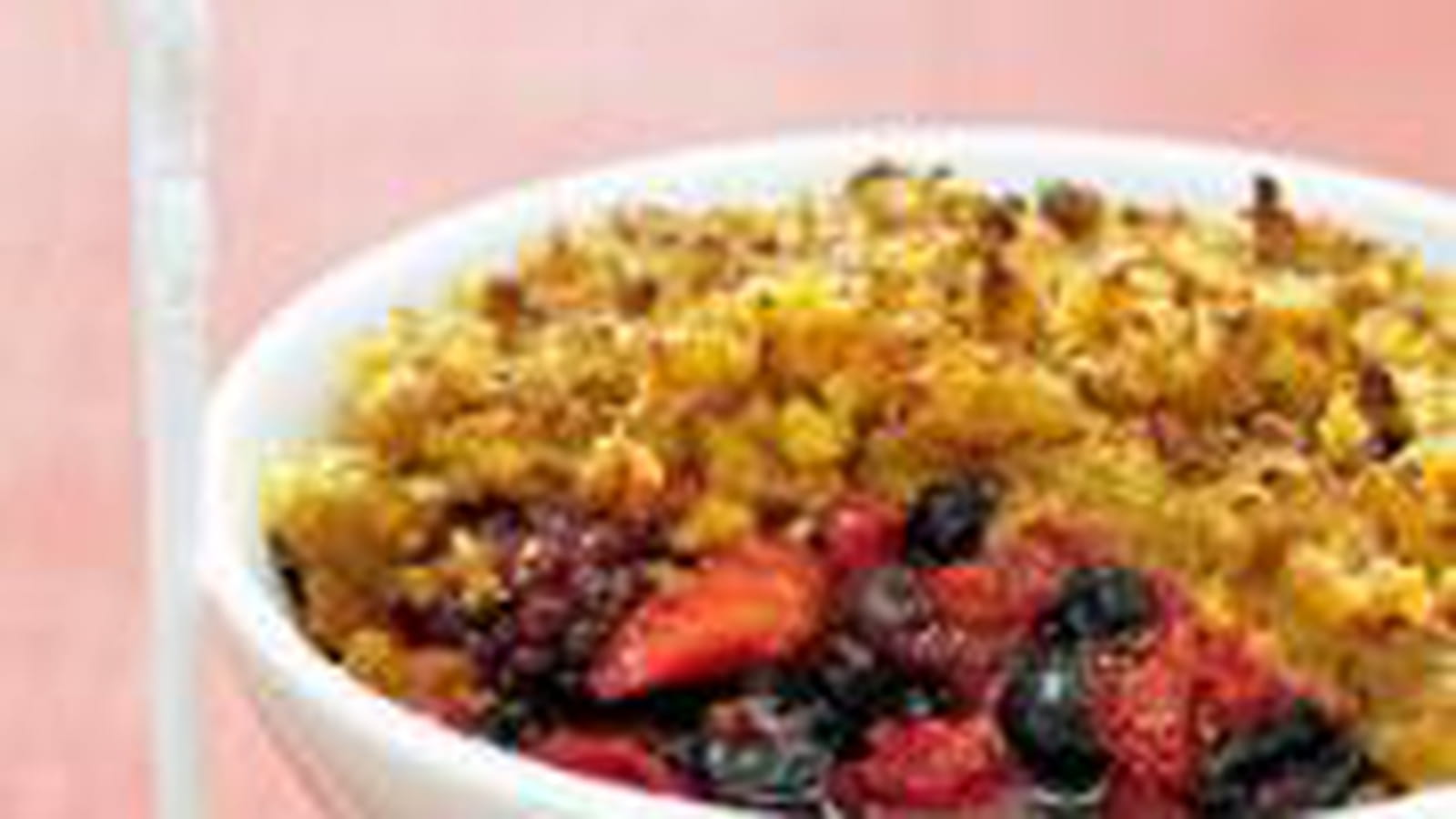 Crumble fruits des bois express