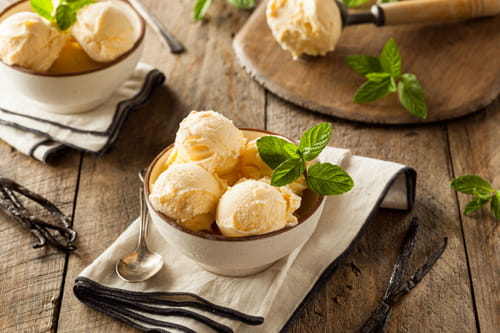 Glace à la vanille au thermomix