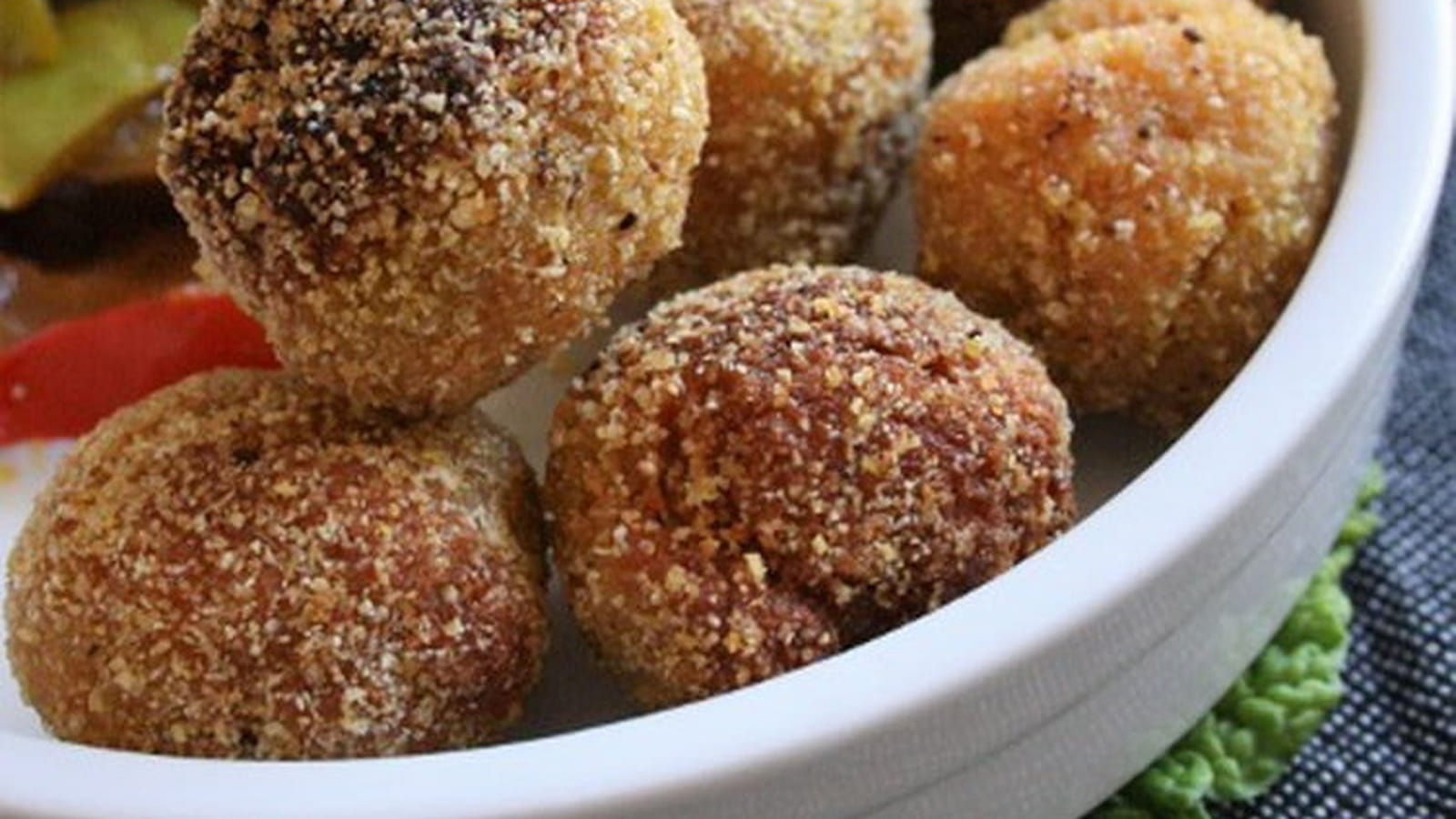 Boulettes de lentilles corail et quinoa bio
