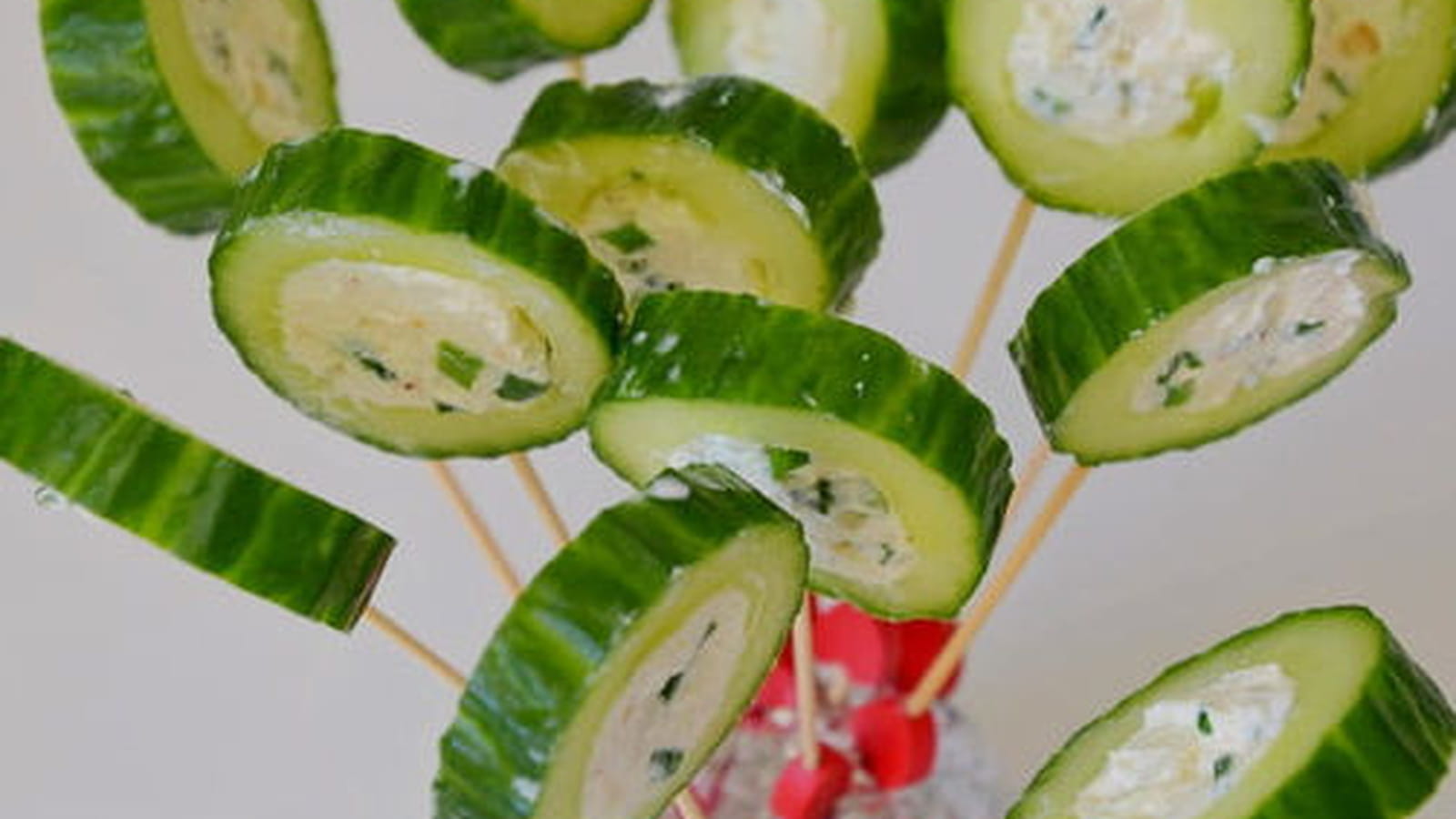 Cake pops concombre