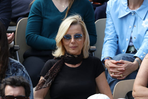 Laurence Ferrari assiste &agrave; la finale femmes de Roland-Garros