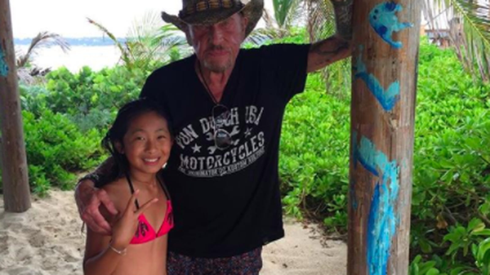 Johnny Hallyday et Jade