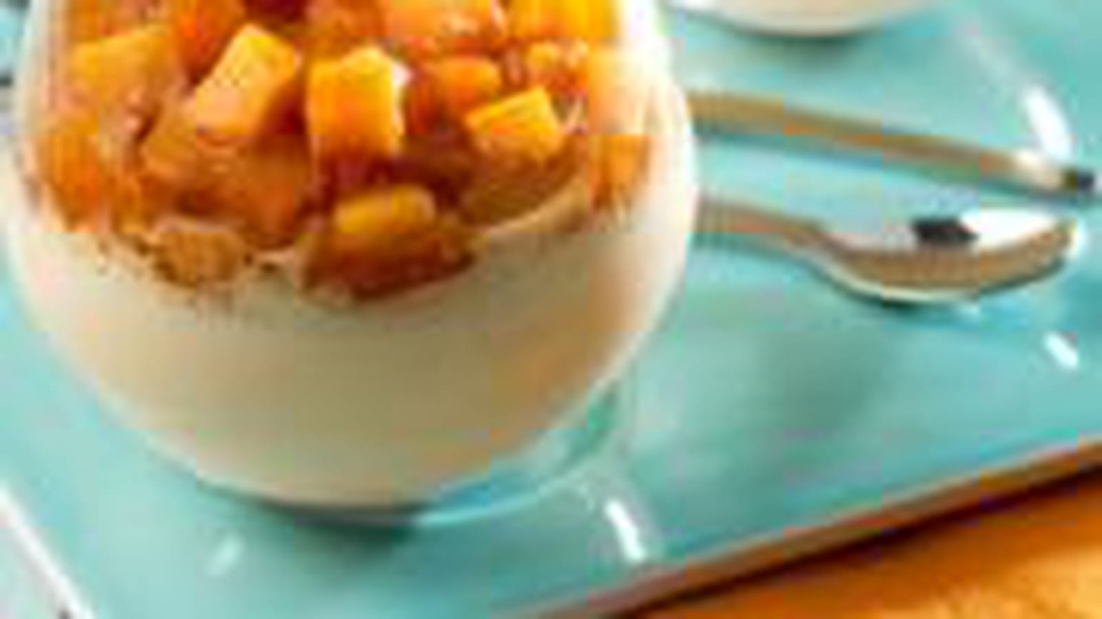 Panna cotta de mangue
