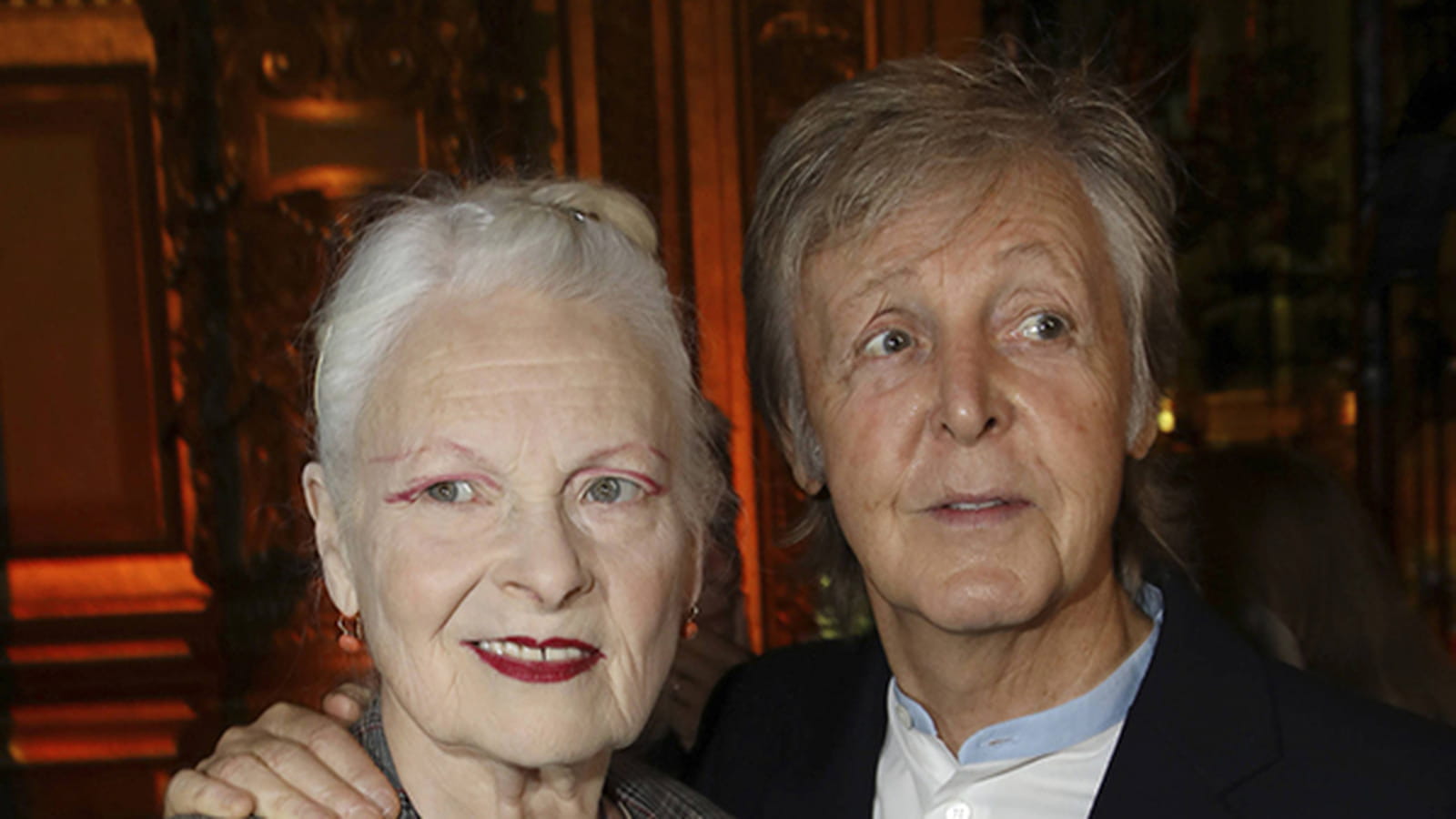 Vivienne Westwood et Paul McCartney