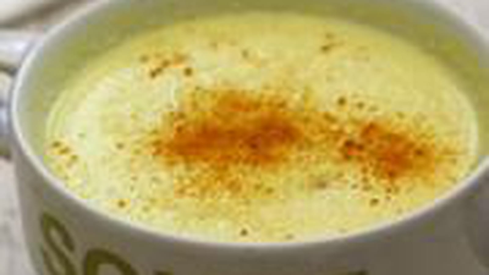 Crème de chou fleur au lait de coco et curry