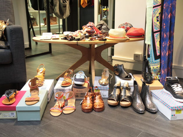 Un large choix d'accessoires et de chaussures
