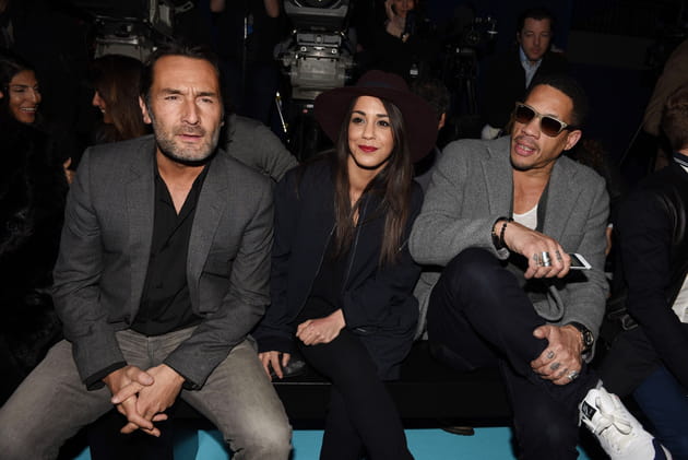 Gilles Lellouche, Alice Belaïdi et JoeyStarr au défilé Etam