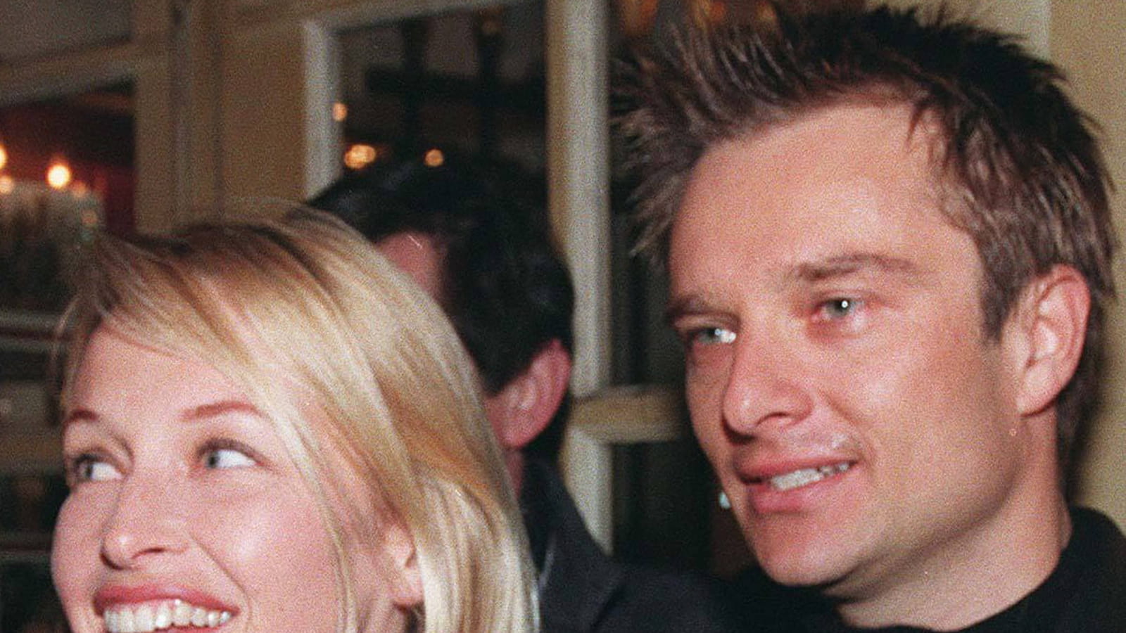 Estelle Lefébure et David Hallyday