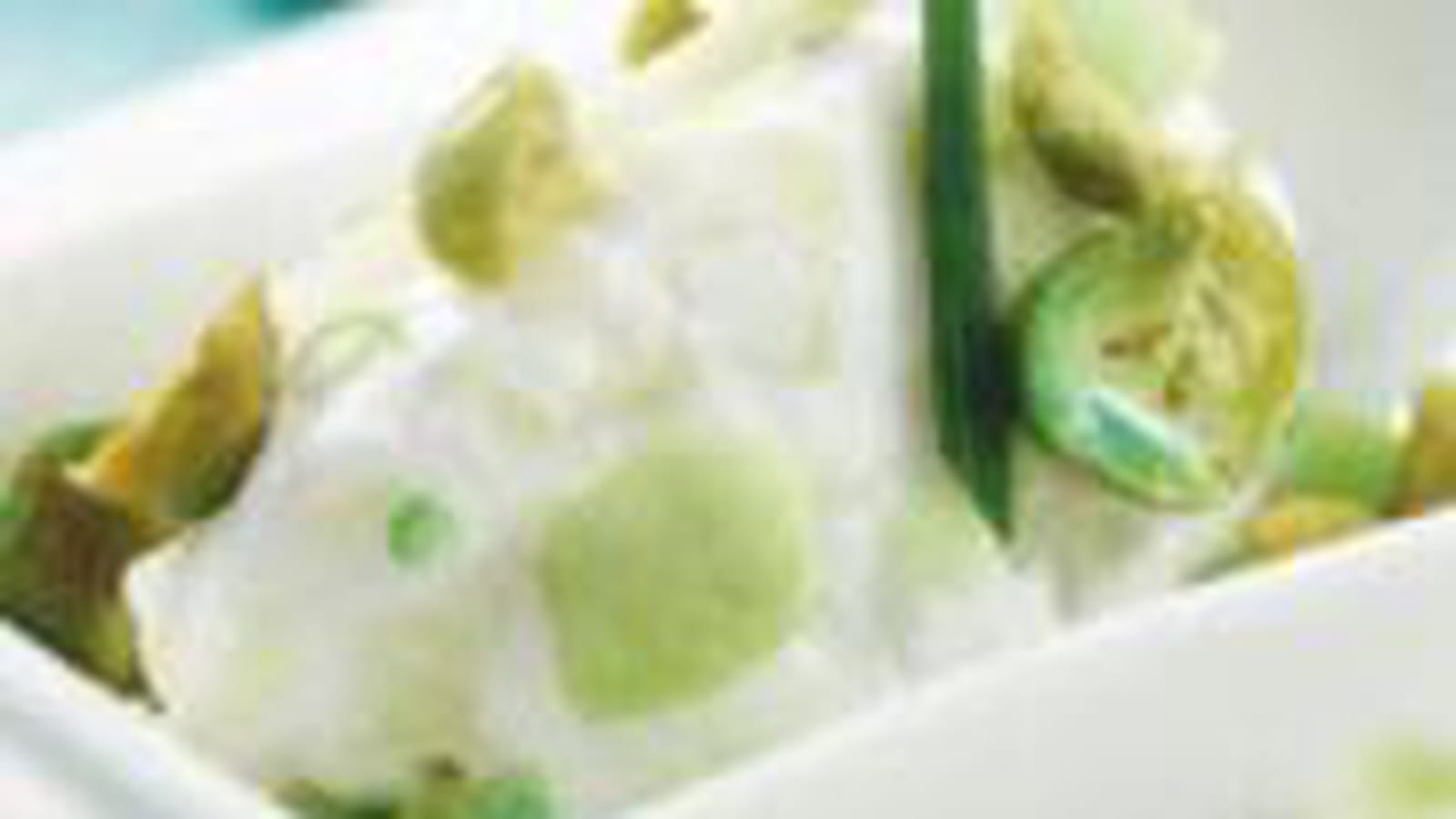 Chèvre frais pomme / croustillant wasabi