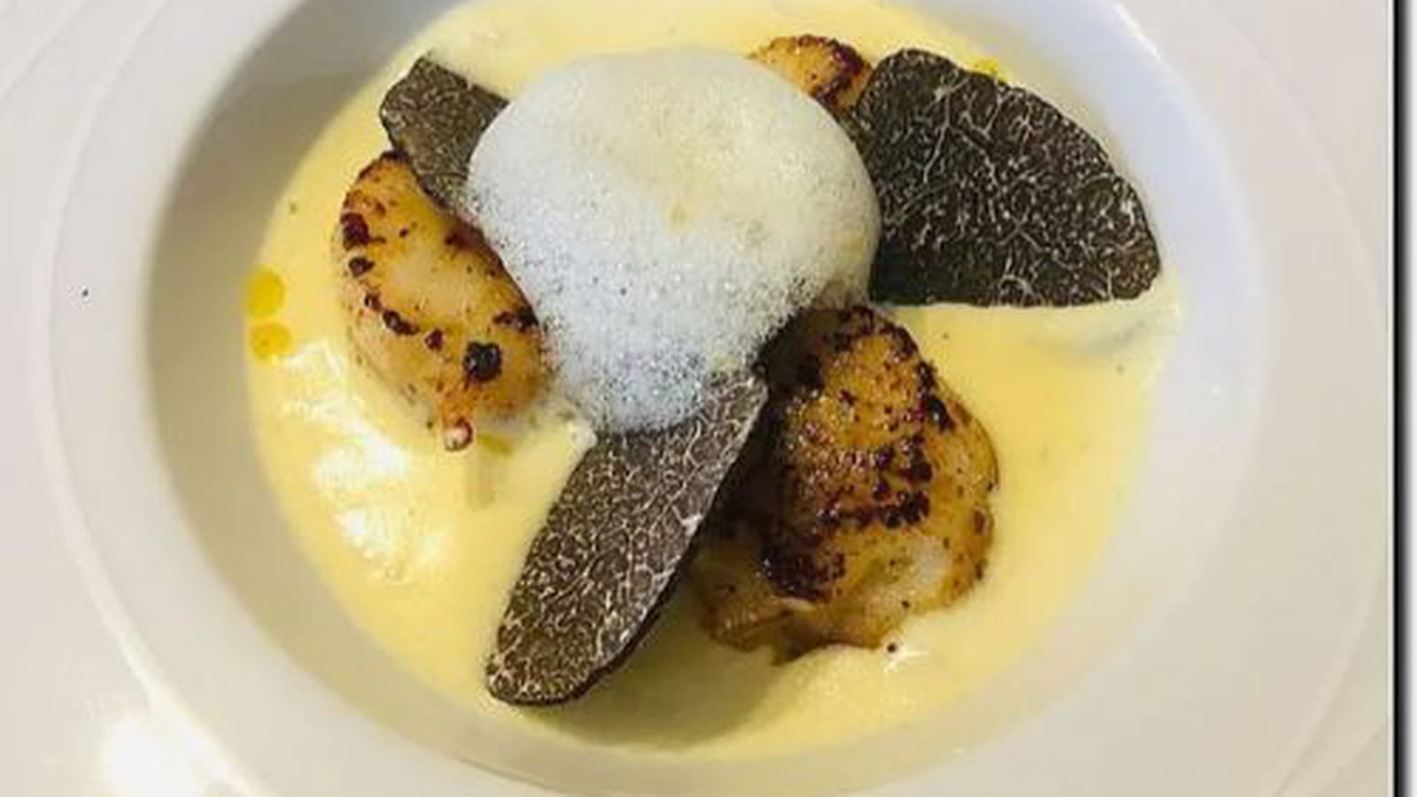 Noix de Saint-Jacques à la truffe
