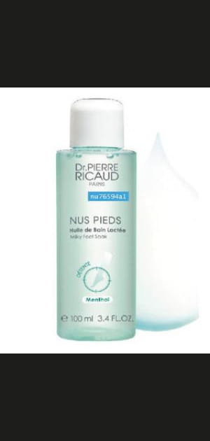 L'huile de bain lact&eacute;e nus pieds Dr. Pierre Ricaud.fr