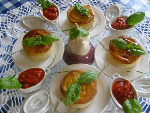 Délicieux flan d’ail au fromage blanc