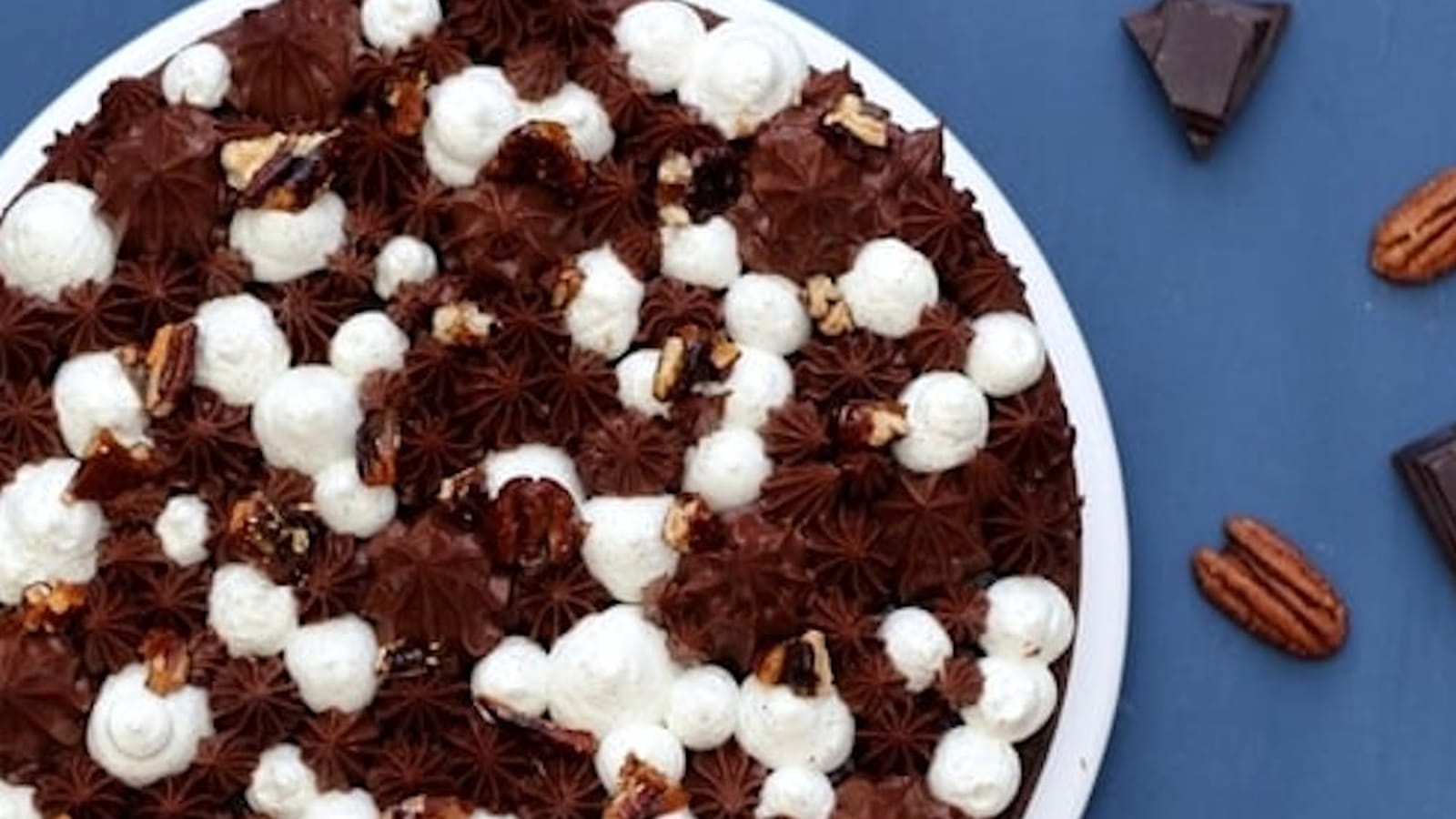 Gâteau chocolat, vanille et pécan façon Fantastik