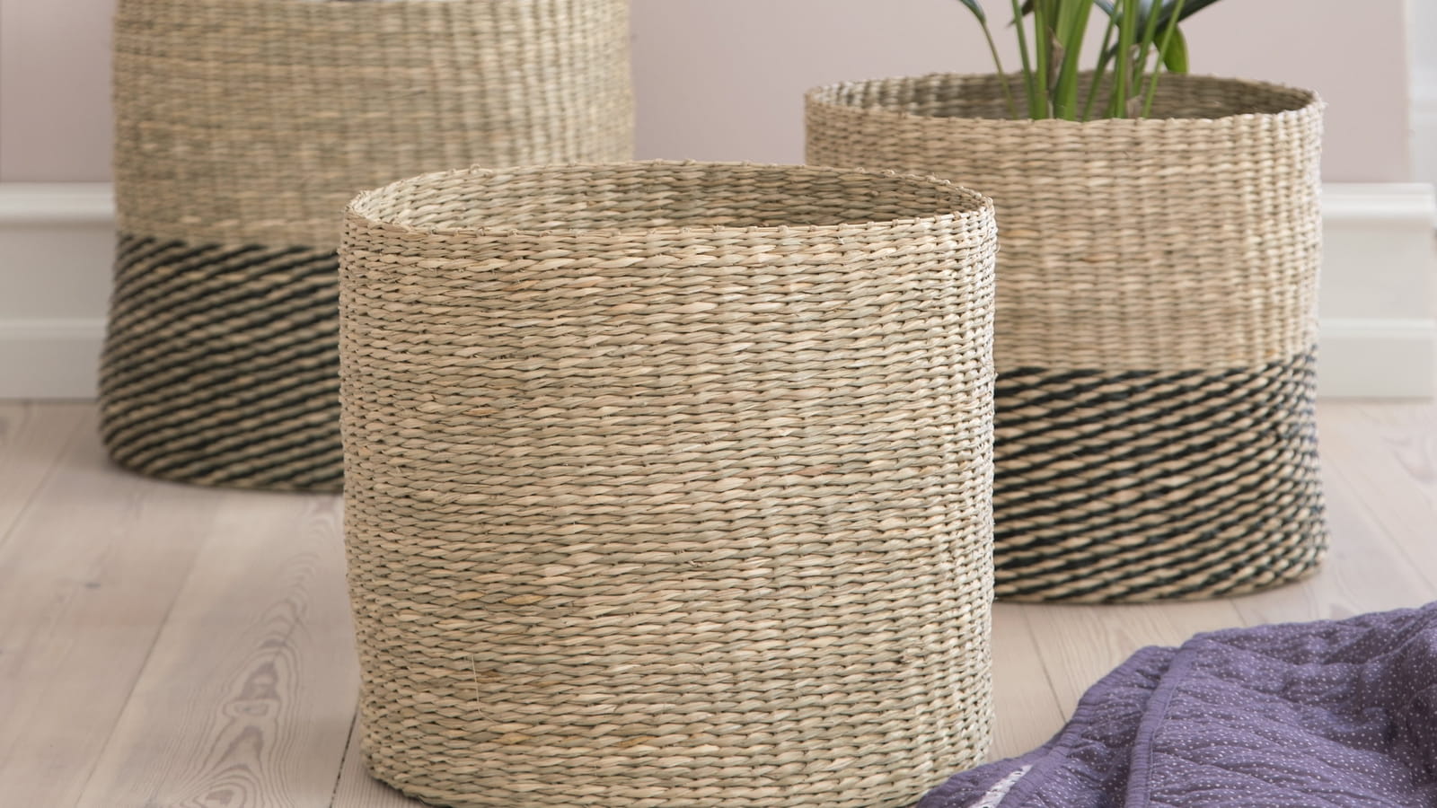 Panier en herbier marin Sostrene Grene 