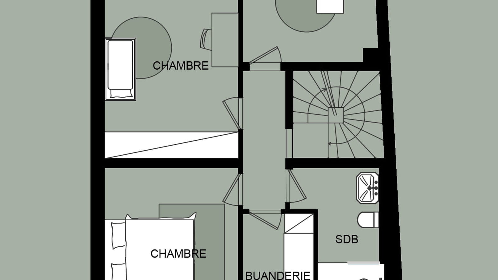 Plan 1er étage projet