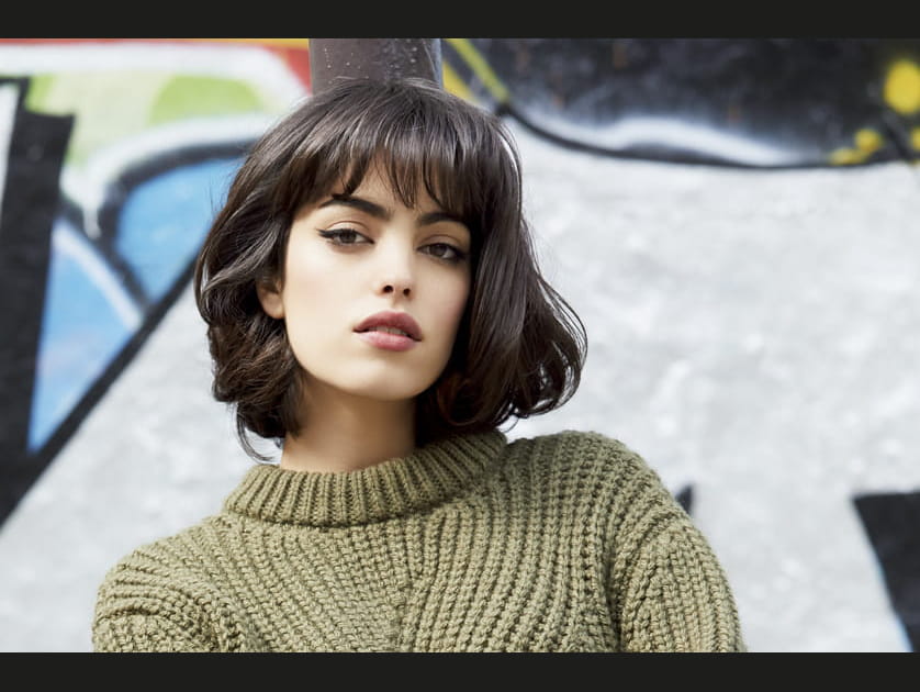 La frange effil&eacute;e