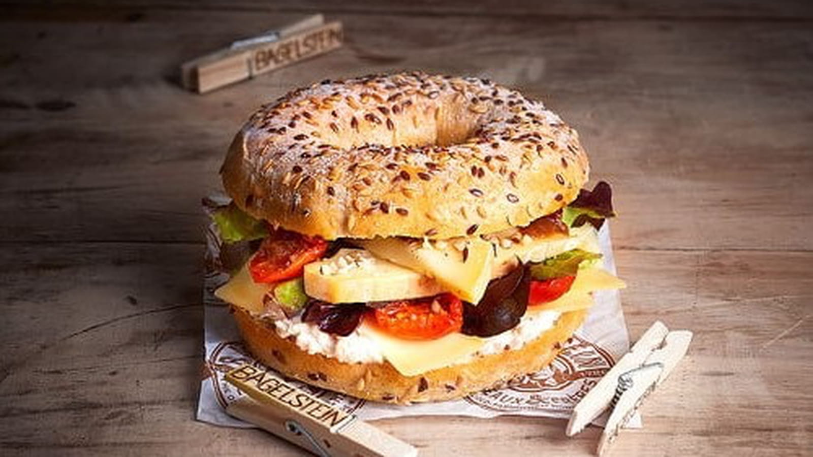 Le bagel 3 fromages de Bagelstein