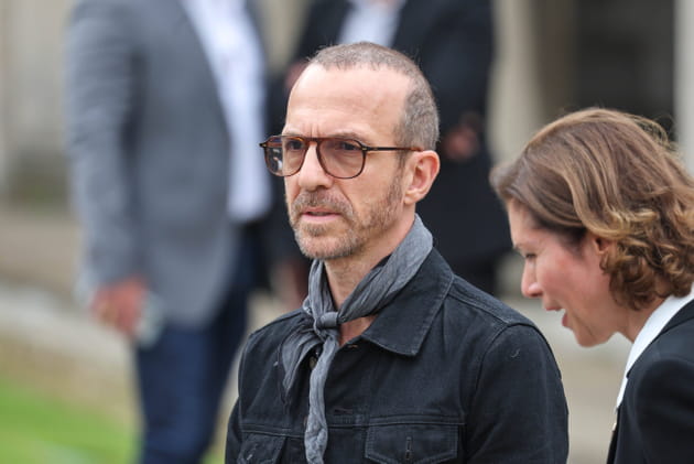 Calogero, très ému aux obsèques de Françoise Hardy