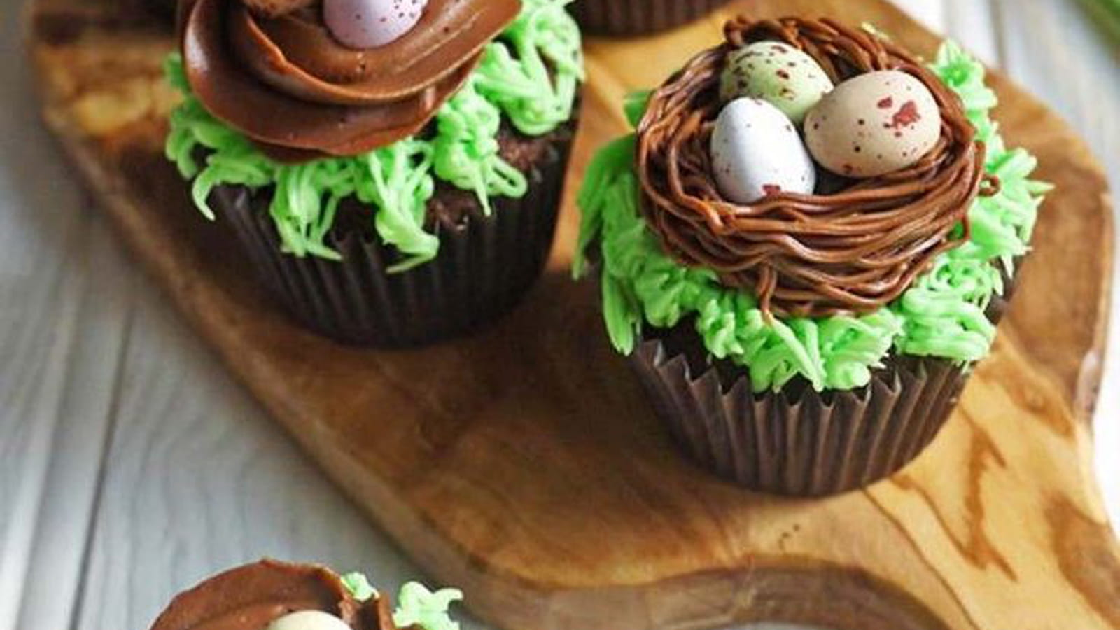 Cupcakes nid de Pâques