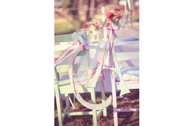 Initiales paillettes