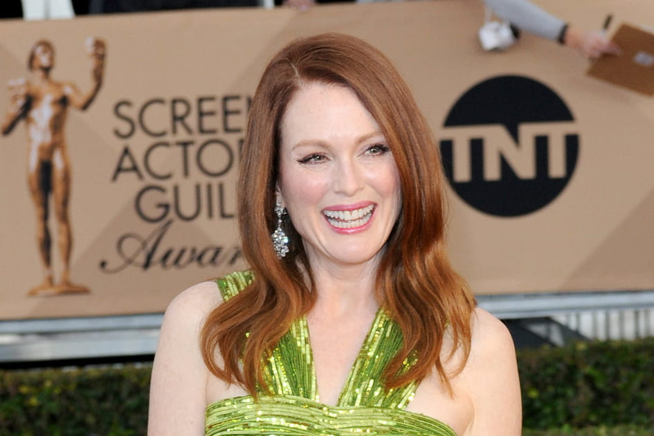 Le visage rayonnant de&nbsp;Julianne Moore