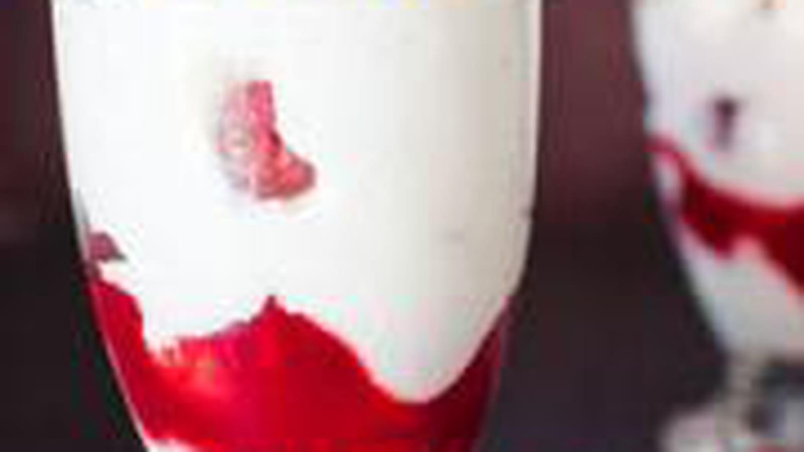 Liégeois à la framboise