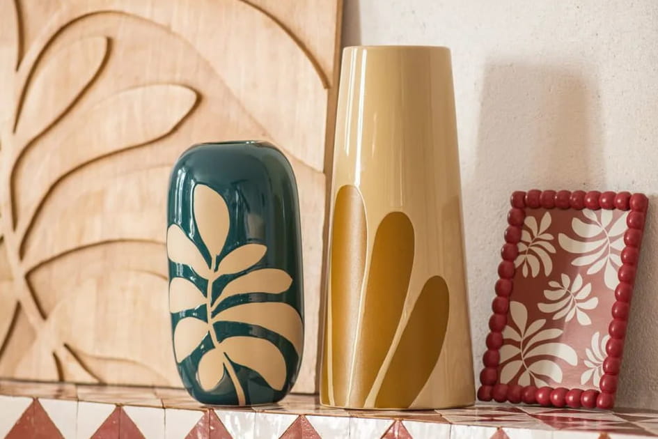 Vase Calli en gr&egrave;s de Maisons du Monde
