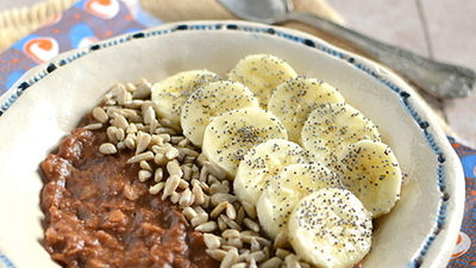 Porridge choco-banane
