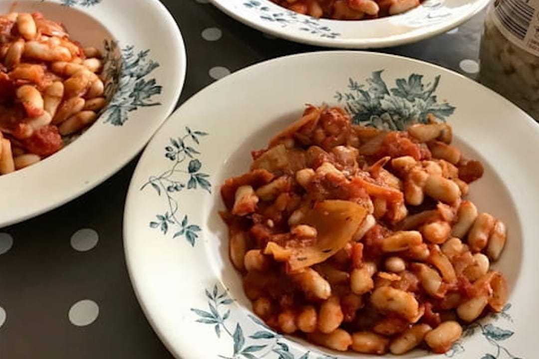 Mogette de Vendée à la tomate