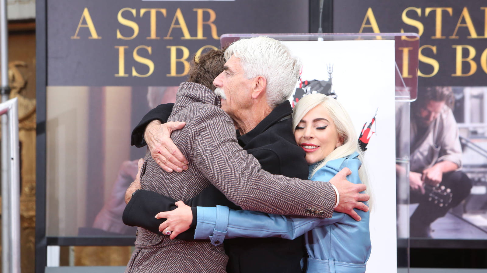 Lady Gaga, Bradley Cooper, Sam Elliott